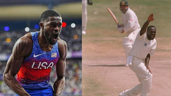 Former West Indies Cricketer Son Rai Benjamin wins Gold Medals in Paris Olympics 2024