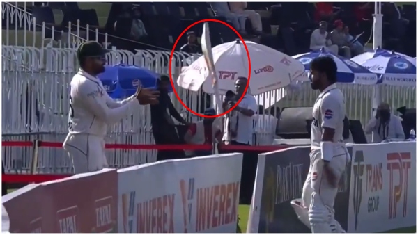 Mohammad Rizwan Throws Bat Towards Babar Azam After Declaration Denies Him 200 Video Goes Viral