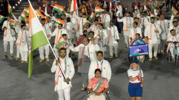 Paralympics 2024 Officially start Sumit Antil Bhagyashree Jadhav Lead Indian Contingent