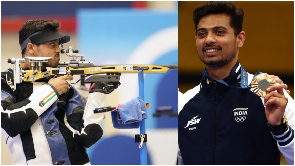 Paris Oympics 2024 Son of Sarpanch MS Dhoni fan Meet Swapnil Kusale ticket collector who won bronze