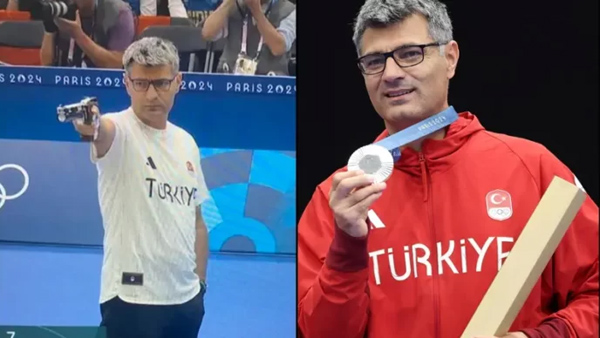 No-frills gear and Olympic silver Turkish shooter 51 is internet sensation