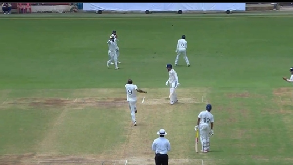 Duleep Trophy 2024 Nitish Reddy Falls for Golden Duck Leaves Fans Disappointed