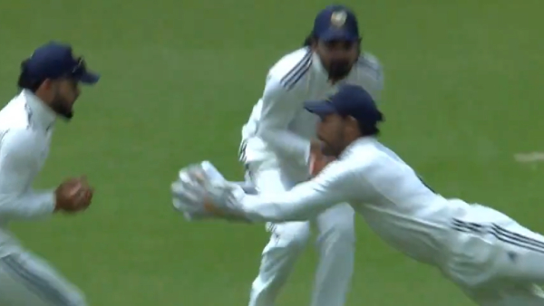 Duleep Trophy 2024 Dhruv Jurel Takes Spectacular Catch To Dismiss Abhimanyu Easwaran