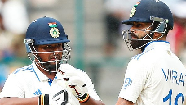 IND vs NZ Sarfaraz Khan Lead Hosts Comeback IND Post 231 3 At Stumps