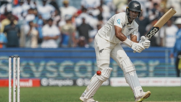 IND vs NZ Washington Sundar cleans up Rachin Ravindra for the second time video goes viral