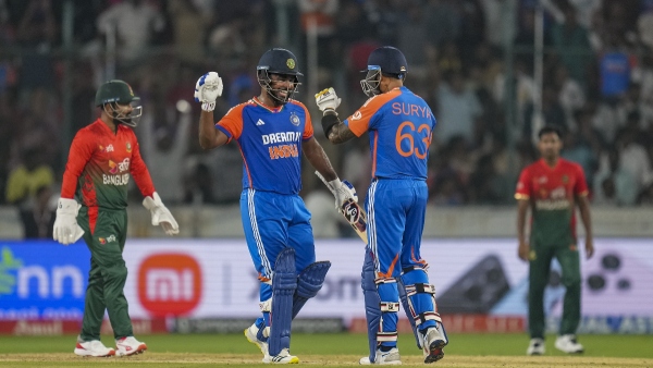 India have scored the second-highest total in T20I history posting 297 6 in Hyderabad