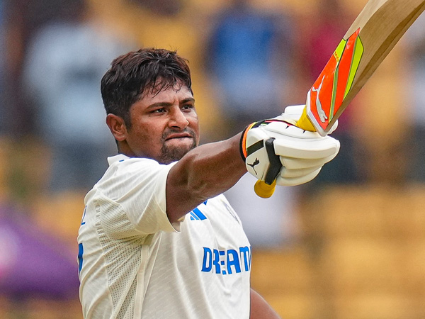 IND vs NZ Sarfaraz Khan Joins Sunil Gavaskar In Elite List After Slamming Maiden Test Century