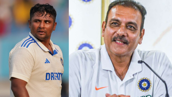 IND vs NZ Ravi Shastri hilariously says he s a daddy now after Sarfaraz Khan gets hit on the box