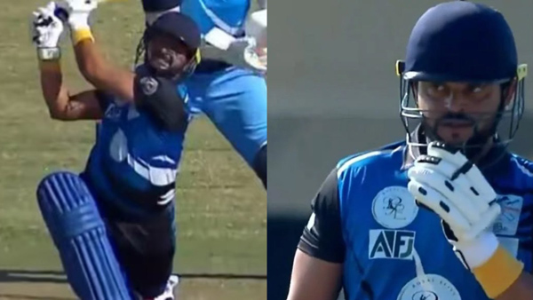 Suresh Raina Smashes Two Huge Sixes Off Shakib Al Hasan Forcing Bangladesh Star Out of Attack in Vintage Show