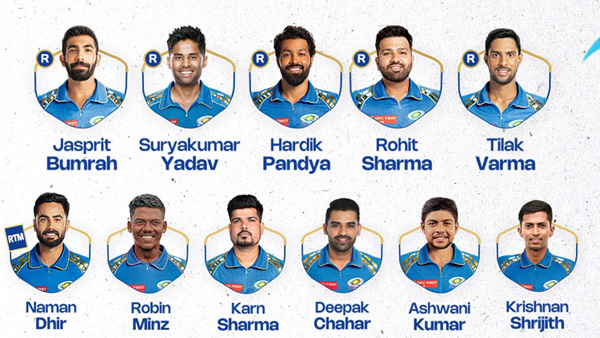 MI Playing XI Mumbai Indians Unleash a Formidable Squad for IPL 2025