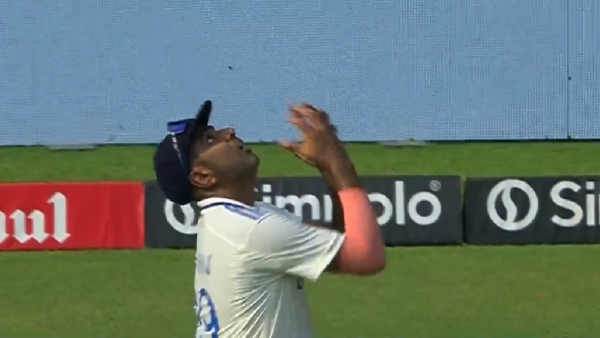 IND vs NZ 3rd Test Ravichandran Ashwin takes superb catch to dismiss Daryl Mitchell Video