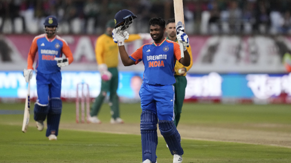 SA vs IND Sanju Samson creates history becomes first Indian batter to score successive T20I centuries
