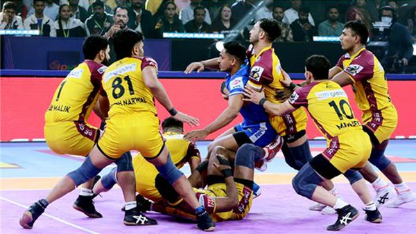 PKL 2024 Telugu Titans Dominate Table-Toppers Haryana Steelers with Resounding Win