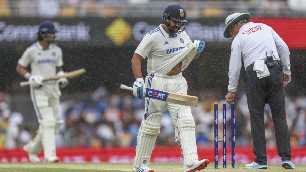 IND vs AUS 3rd Test Rain plays spoilsport India in huge trouble after top order collapse