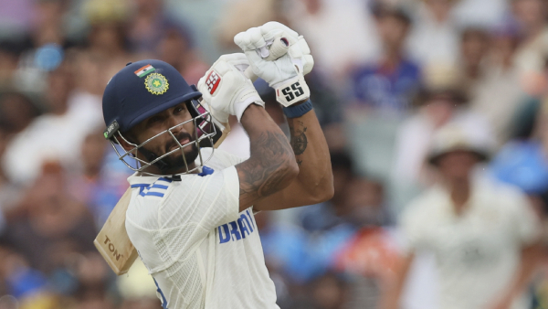 IND vs AUS Nitish Reddy Stuns with a Spectacular Reverse-Scoop Six off Boland