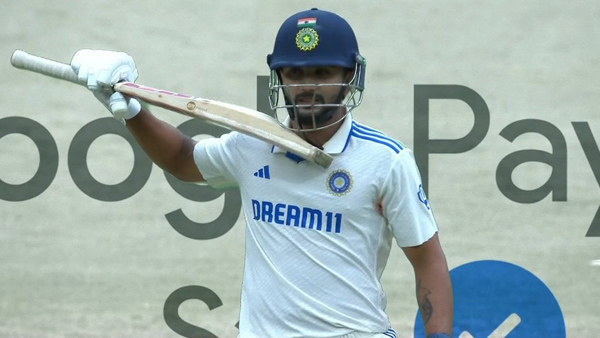 IND vs AUS Nitish Kumar Reddy Celebrates In Trademark Pushpa-style After Smashes Maiden Test Fifty
