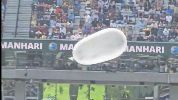 IND vs AUS Condom balloon fly during Boxing Day Test in Melbourne Video goes viral
