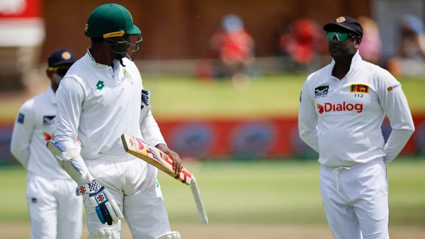 Watch Kagiso Rabada s Bat Shattered by Lahiru Kumara s Thunderous Delivery