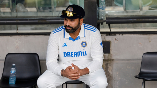 Indian cricket team captain Rohit Sharma reacts to his form