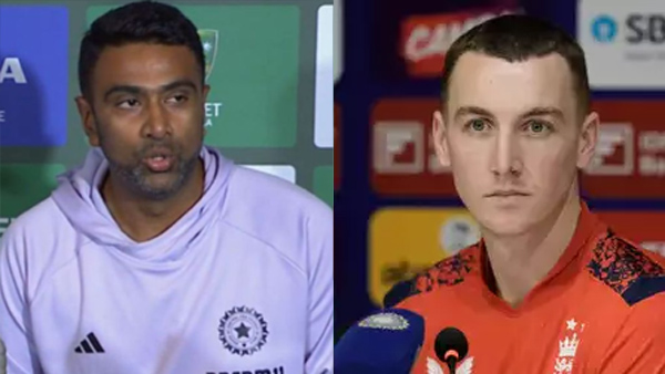 India vs England R Ashwin criticizes England Star Harry Brook For smog comments against varun chakravarthy