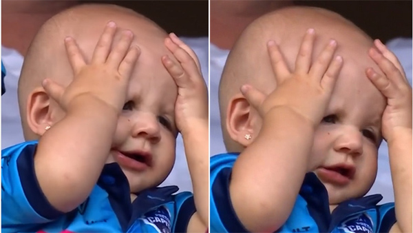 SA20 League Cute Baby Fans Emotional Reaction goes viral to Pretoria Capitals Loss against Paarl royals