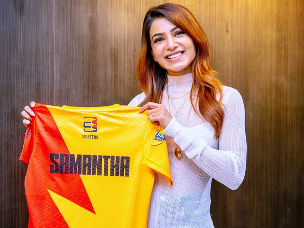 World Pickleball League 2025 Heroine Samantha Ruth Prabhu Unveils her Chennai Super Champs Jersey