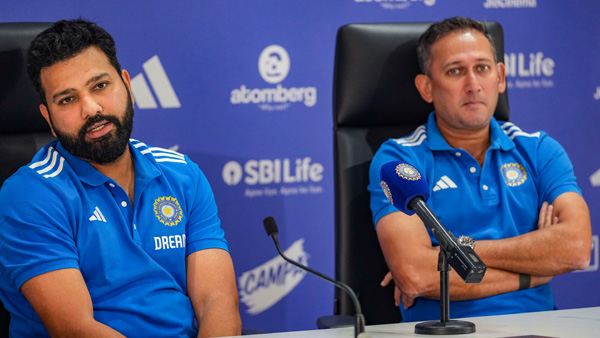 Champions trophy 2025 Rohit Sharma Ajit Agarkar audio recorded On Mic about BCCI 10 new rules cricketers family travels