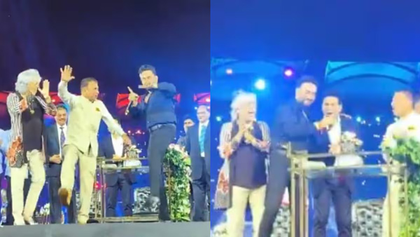 wankhede 50th anniversary celebration Cricketer Sachin Tendulkar sings Sunil Gavaskar dances for Om Shaanti Om song wankhede 50th anniversary celebration Cricketer Sachin Tendulkar sings Sunil Gavaskar dances for Om Shaanti Om song