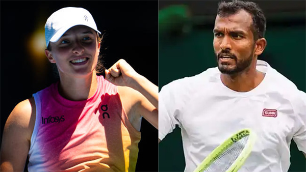 Australian open 2025 Swiatek beats Raducanu and sriram balaji loss in second round