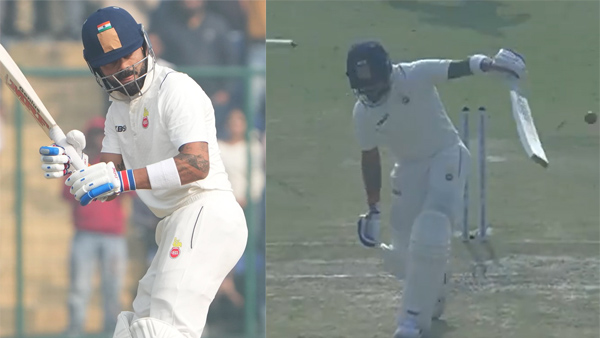 Ranji trophy 2025 Virat Kohli fails on Ranji Trophy return scored only 6 runs ongoing Delhi vs Railways match at Arun Jaitley Stadium