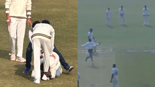 Ranji Trophy A fan entered the ground and touched Virat Kohli s feet Video