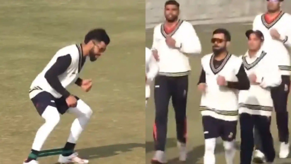 Ranji Trophy 2025 Virat Kohli plays football game with Delhi teammates in practice session ahead of Ranji Trophy vs Railways match