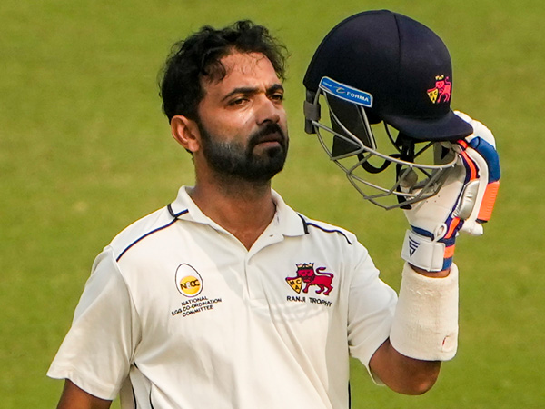Ajinkya Rahane hits 41st Century In His 200th First Class Match Against Haryana in ranji quarter finals