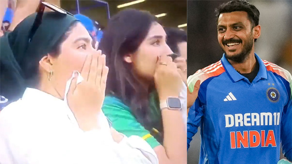 IND vs PAK Mystery Pakistan Girl Reaction Goes Viral Axar Patel s bullet throw Run Out Of Imam Ul Haq