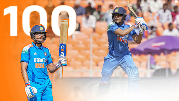 Shubman Gill becomes First Indian player to score a century in 50th ODI in ind vs eng 3rd ODI