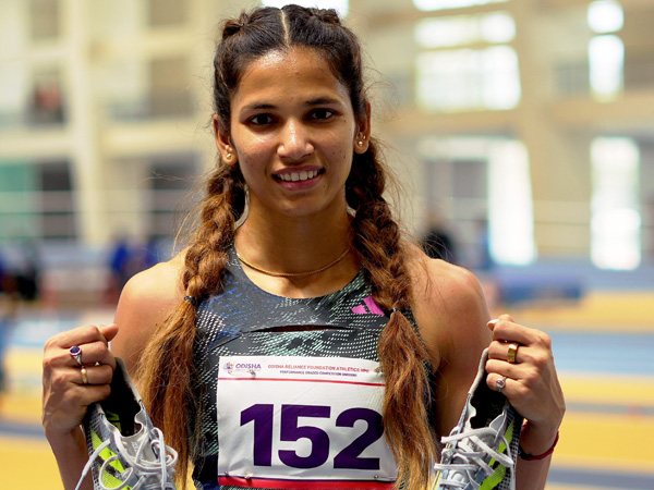 Andhra pradesh Jyothi Yarraji Tejas Shirse won Third Consecutive Gold medal in National games