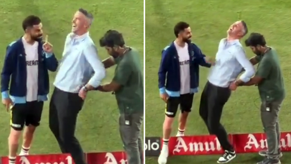 Virat Kohli Former England Captain kevin peterson funny Interaction Wins Fans Hearts After ind vs eng 1st ODI