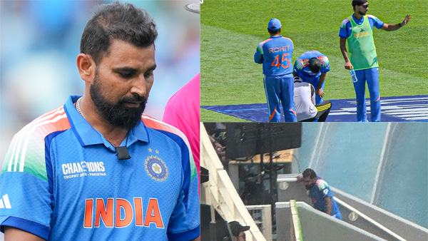 IND vs PAK Big Blow For India As Mohammed Shami walks off injured vs Pakistan in Champions Trophy 2025