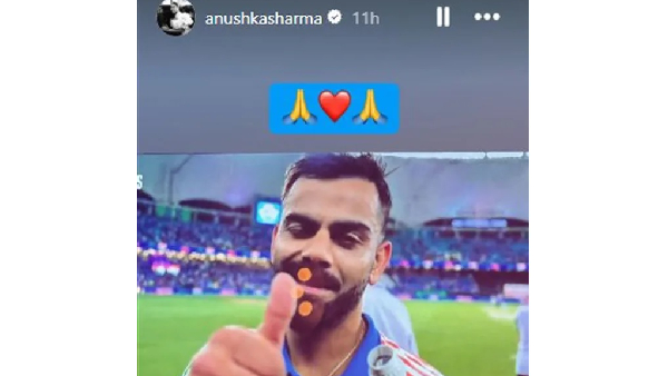 IND vs PAK Virat Kohli s Winking Reaction To Anushka Sharma Goes Viral After Match-Winning Century IND vs PAK Virat Kohli s Winking Reaction To Anushka Sharma Goes Viral After Match-Winning Century