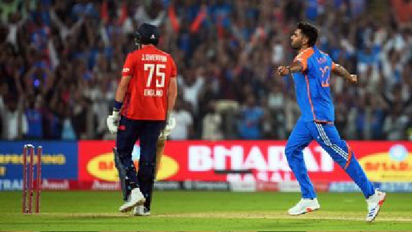 Harshit Rana ODI Debutant creates worst record by philip salt Hitting in ind vs eng 1st ODI