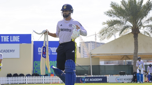Team India Practice Session kohli rohit sharma shami KL rahul gill ahead of champions trophy 2025