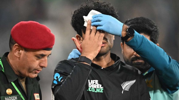 Rachin Ravindra Leaves Field