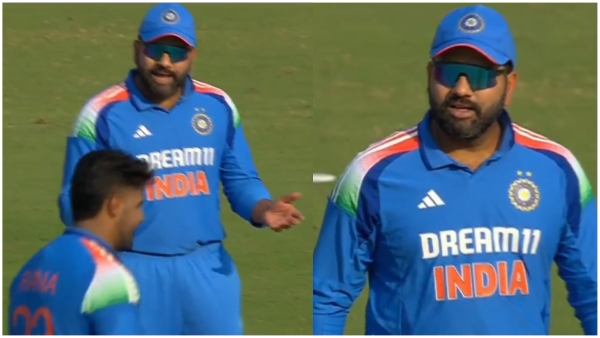 Dimaag Kidhar Hai Tera Rohit Sharma Fumes At Harshit Rana After He Cost India 4 runs In 2nd ODI