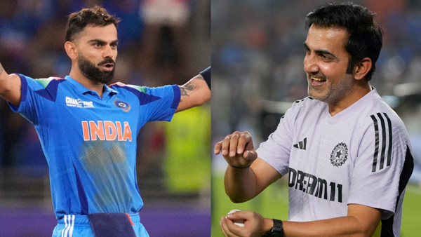 IND vs PAK Gautam Gambhir reaction goes viral after Virat Kohli match winning century IND vs PAK Gautam Gambhir reaction goes viral after Virat Kohli match winning century