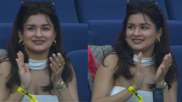 Champions Trophy 2025 Msytery girl spotted during India vs New Zealand match in Dubai goes viral