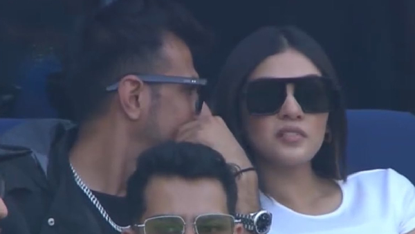Yuzvendra Chahal spotted with mystery girl in Ind vs NZ final Champions Trophy 2025