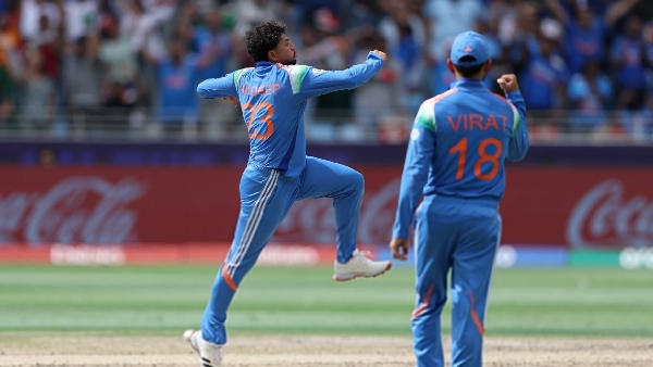 Ind Vs Nz final Kuldeep yadav gets rachin and williamson wickets in 8 ball credits rohit captaincy