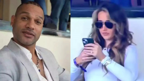 Shikhar Dhawan confirms he is in love with rumoured girlfriend Sophie Shine