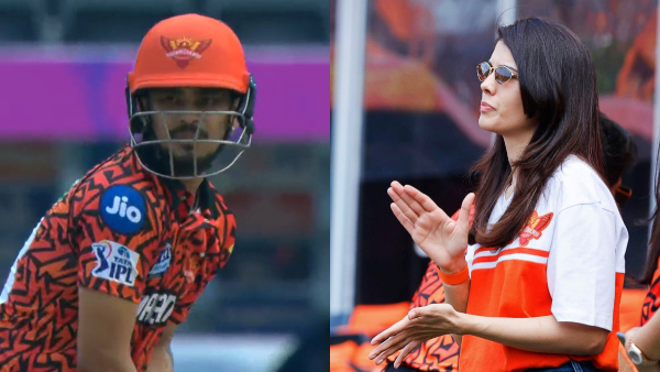 IPL 2025 SRH VS RR Ishan Kishan century flying kiss celebrations Kavya maran reaction Viral