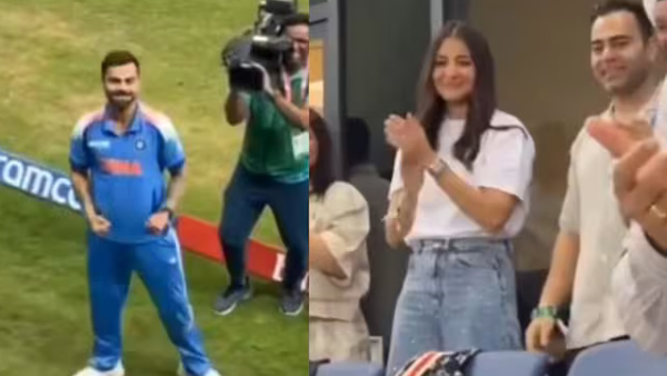 virat kohli anushka sharma celebrations after india reaches champions trophy 2025 final goes viral